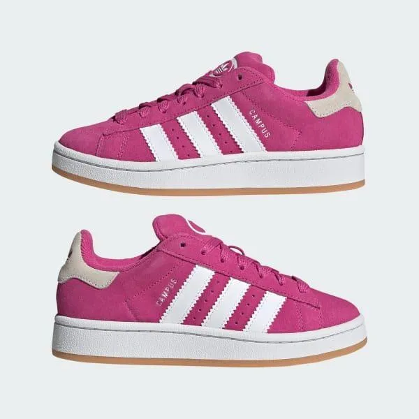 Adidas Kid's Campus 00S Shoes - Semi Lucid Fuchsia / Cloud White / Gum