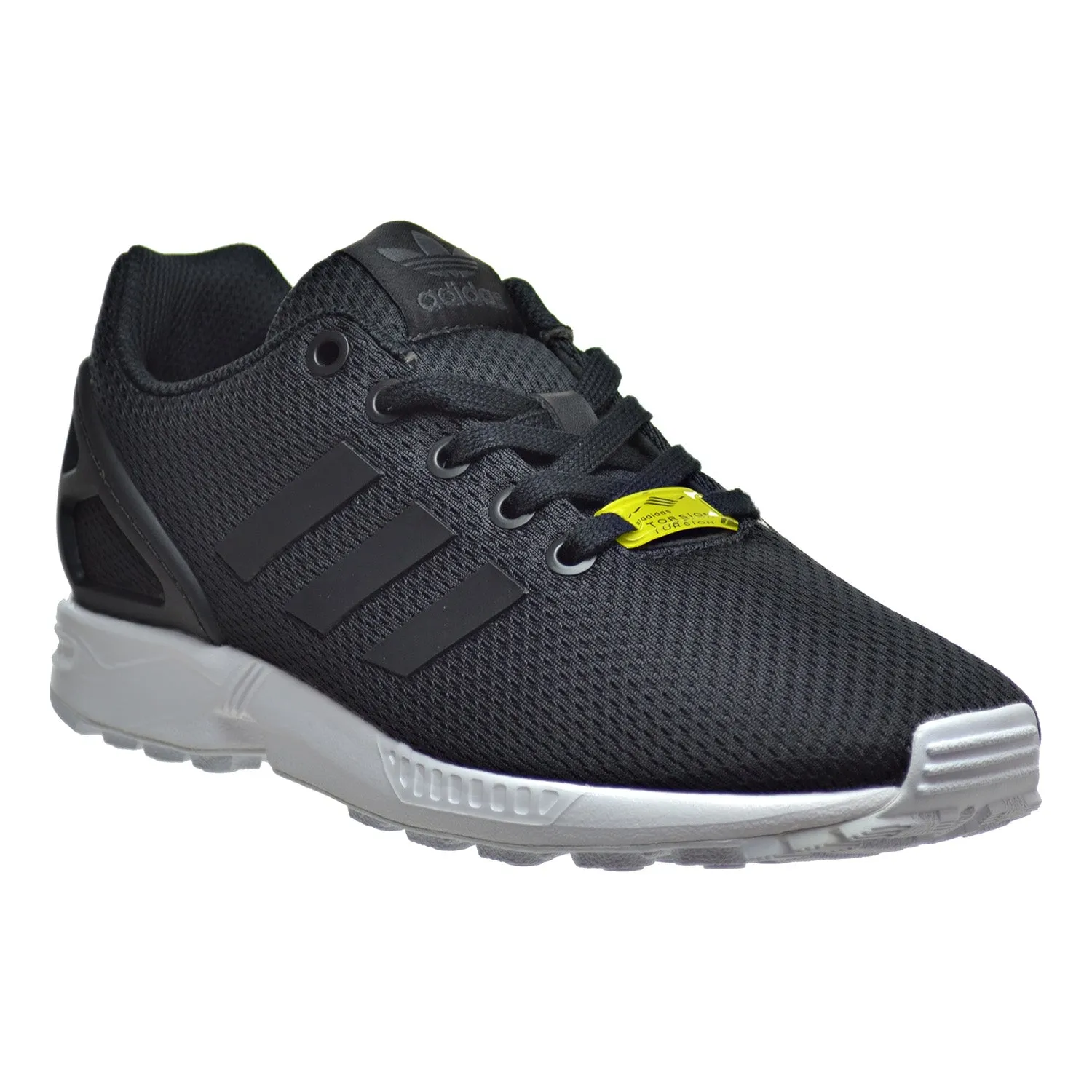 Adidas ZX Flux J Big Kid's Shoes Black/Black/White