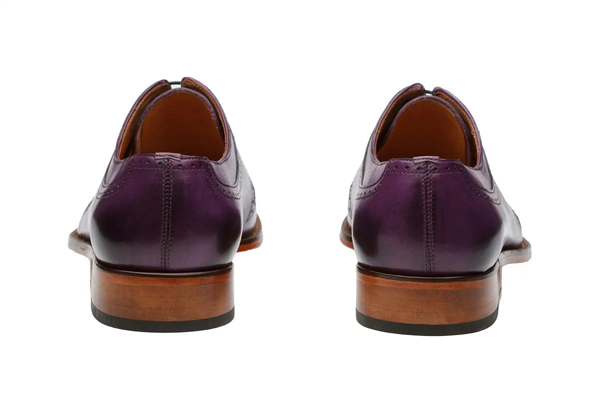 Brogue Oxford With Medallion- Purple