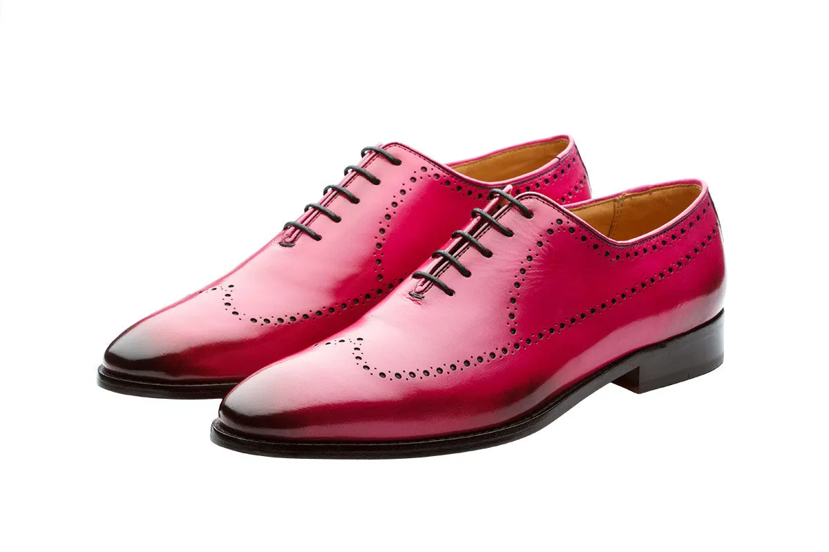 BROGUE WHOLECUT OXFORD –PINK