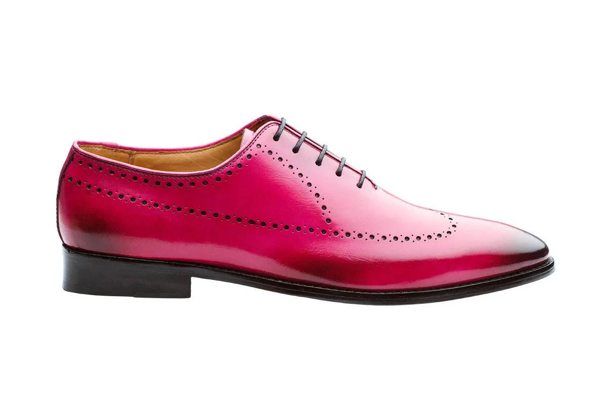 BROGUE WHOLECUT OXFORD –PINK