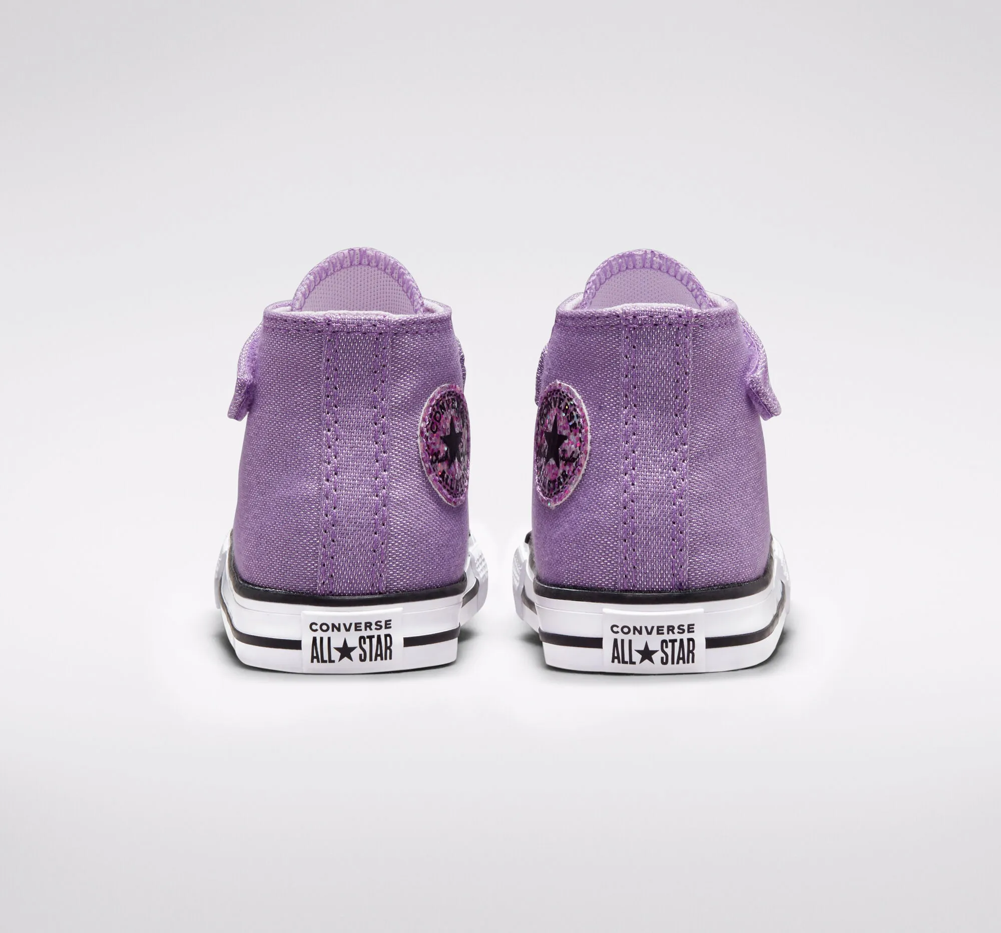 Converse scarpa da bambina alta alla caviglia Chuck Taylor All Star Easy-On Glitter 772878C viola