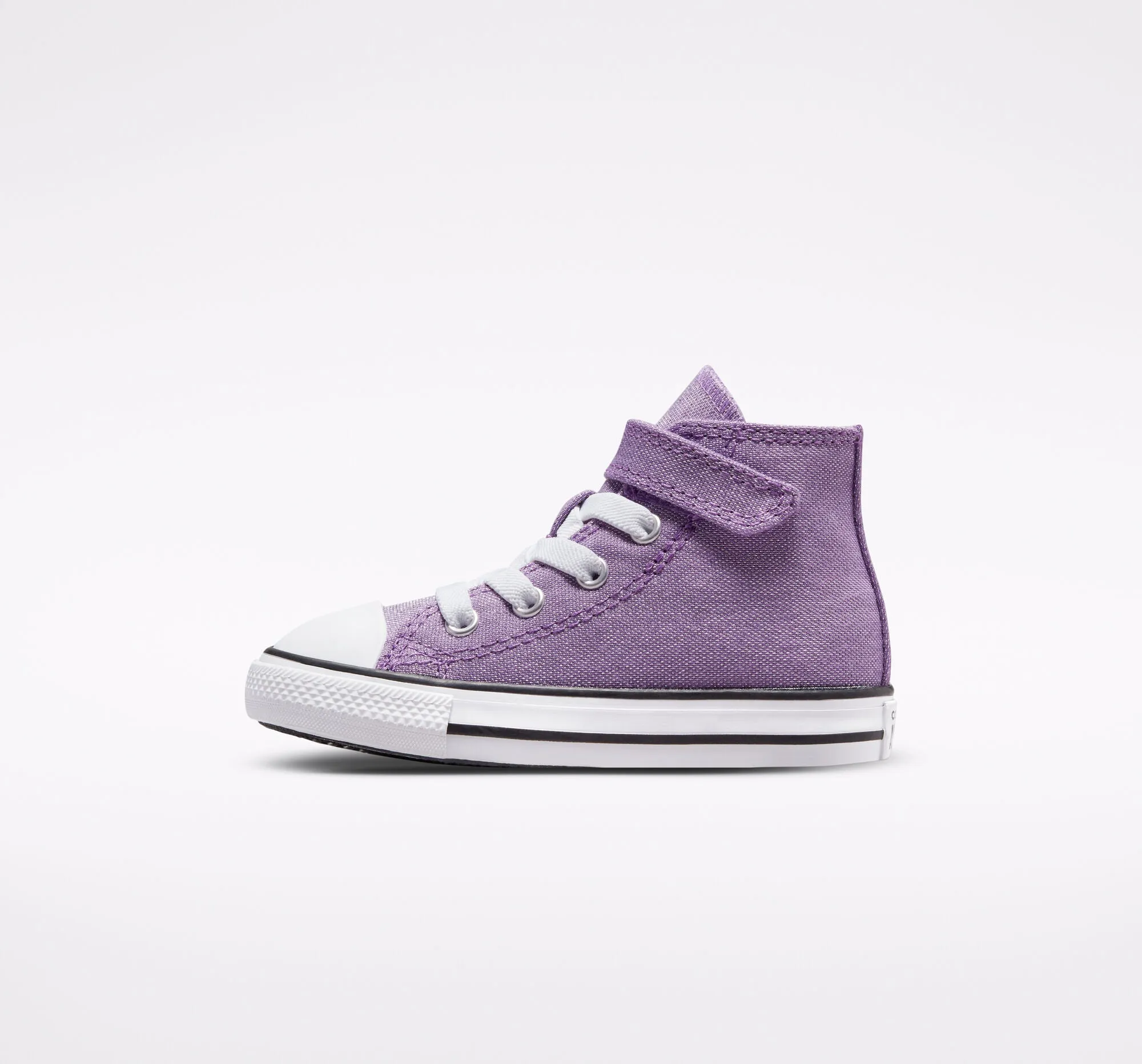 Converse scarpa da bambina alta alla caviglia Chuck Taylor All Star Easy-On Glitter 772878C viola