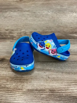 Crocs Baby Shark Classic Clogs Blue sz 4c