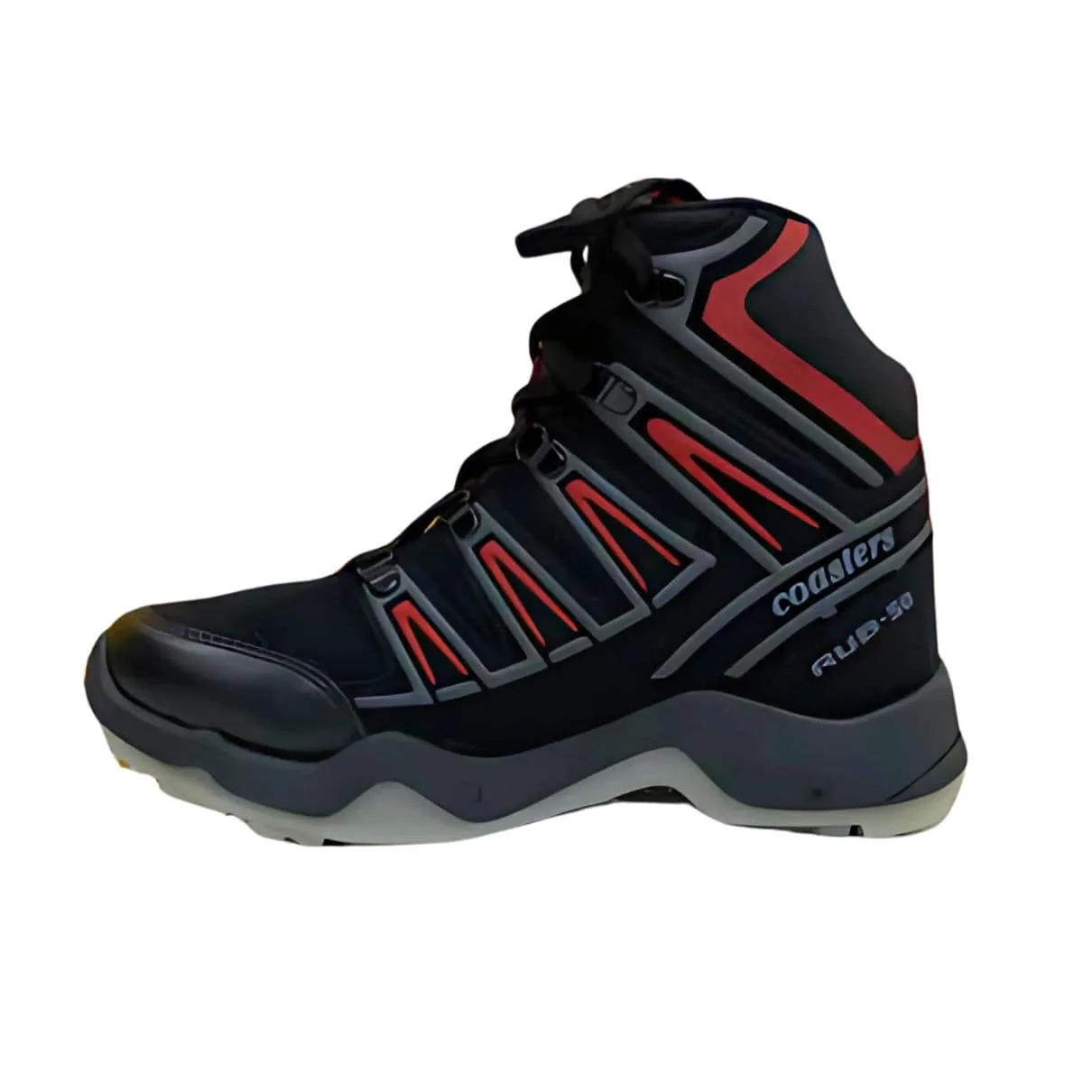 CTR Rub-50 High Ankle Trekking and Hiking Shoes - Black