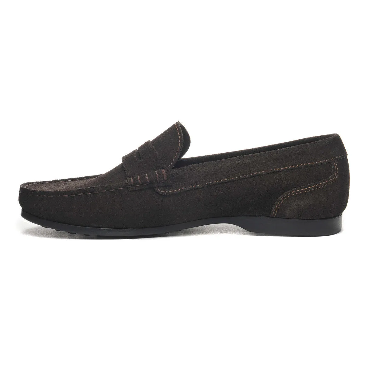 Dark Brown Byron Suede Loafers