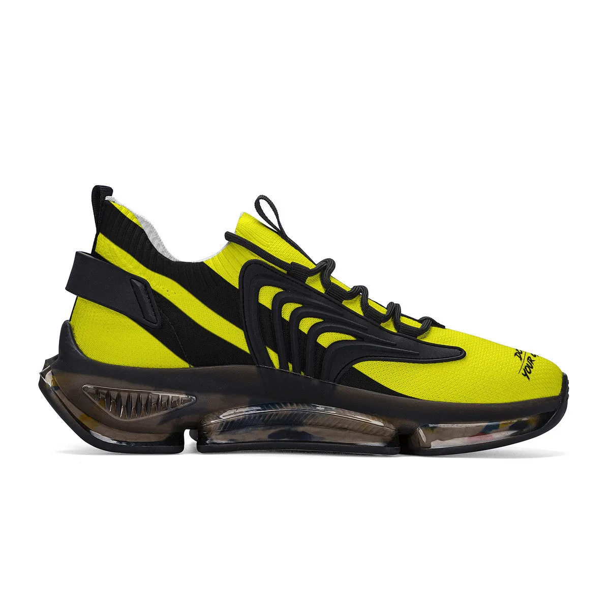 DCYG X2 Yellow Air Max React Sneakers - Black