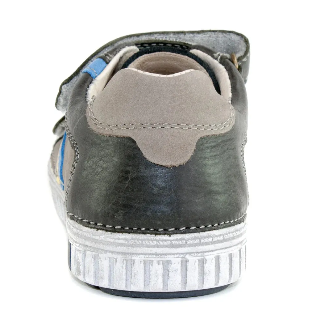 D.D. Step Big Kid Boy Shoes - Supportive Leather From Europe Kids Orthopedic