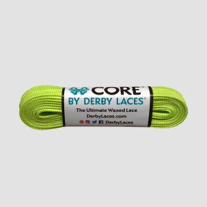 Derby Laces CORE 6mm 274cm Boot/Skate Laces Lime Green