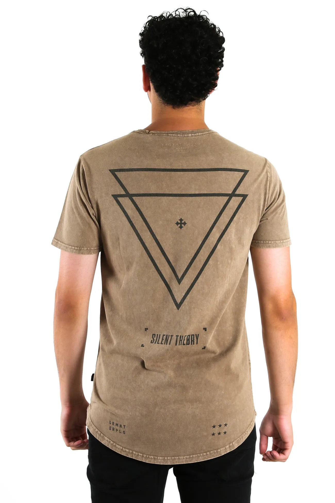 Double Hit Tee Brown