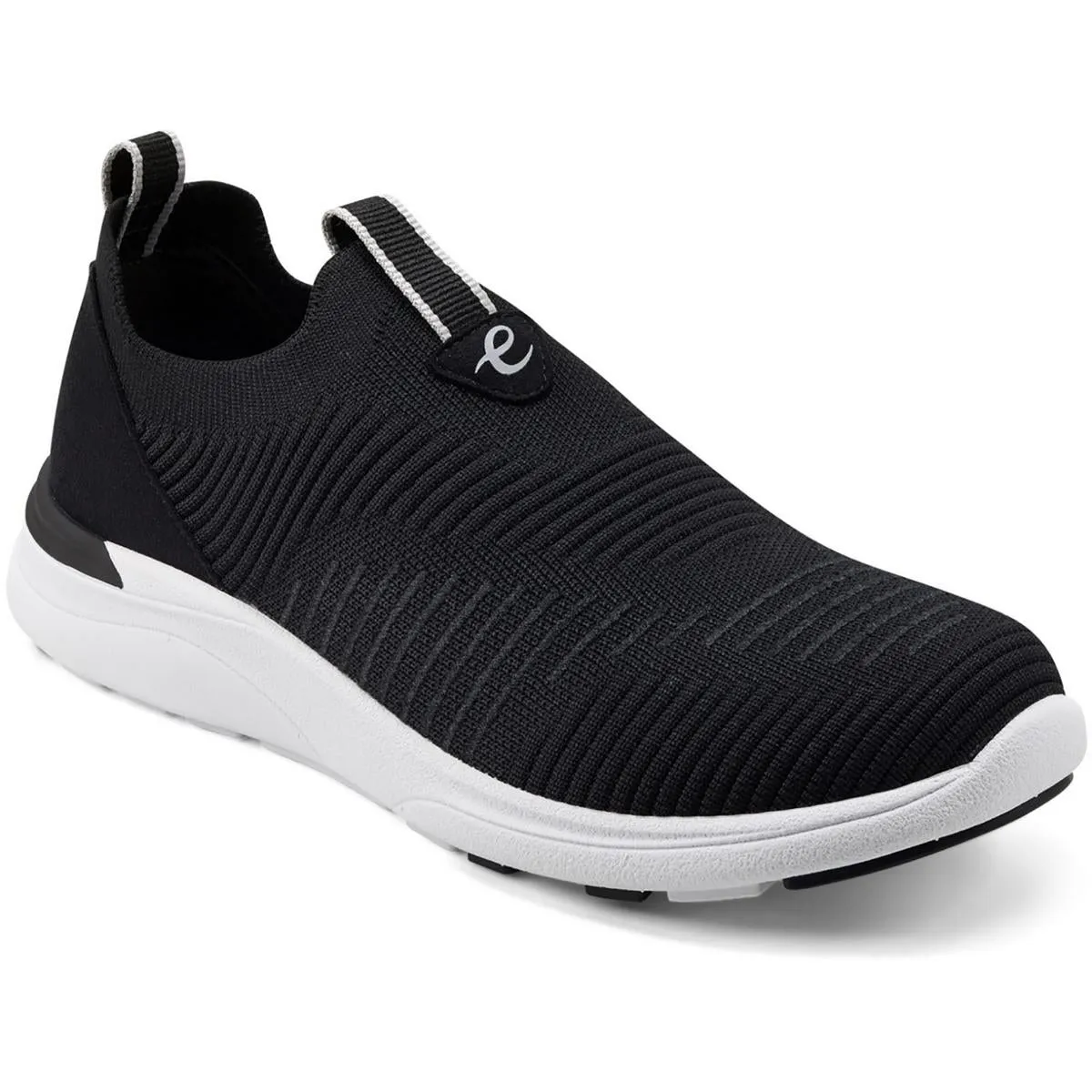 Easy Spirit Womens Jadee  Comfort Insole Ribbed Knit Slip-On Sneakers