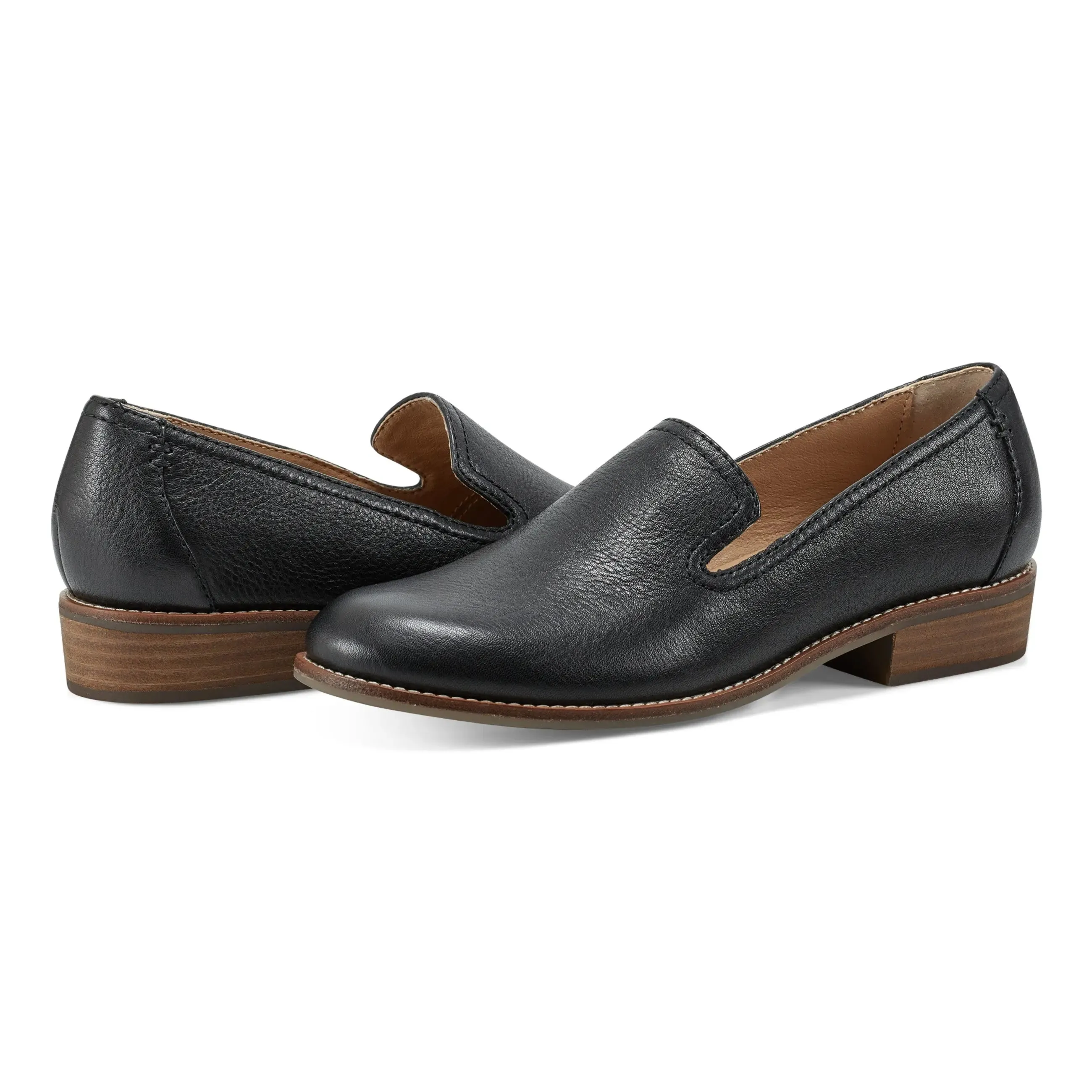 Edna Round Toe Casual Slip-on Flat Loafers