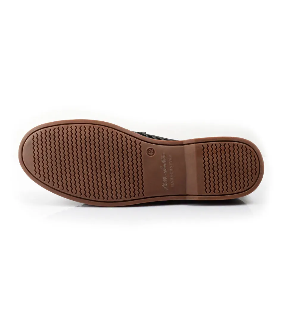 FlexWeave Loafers - Cognac