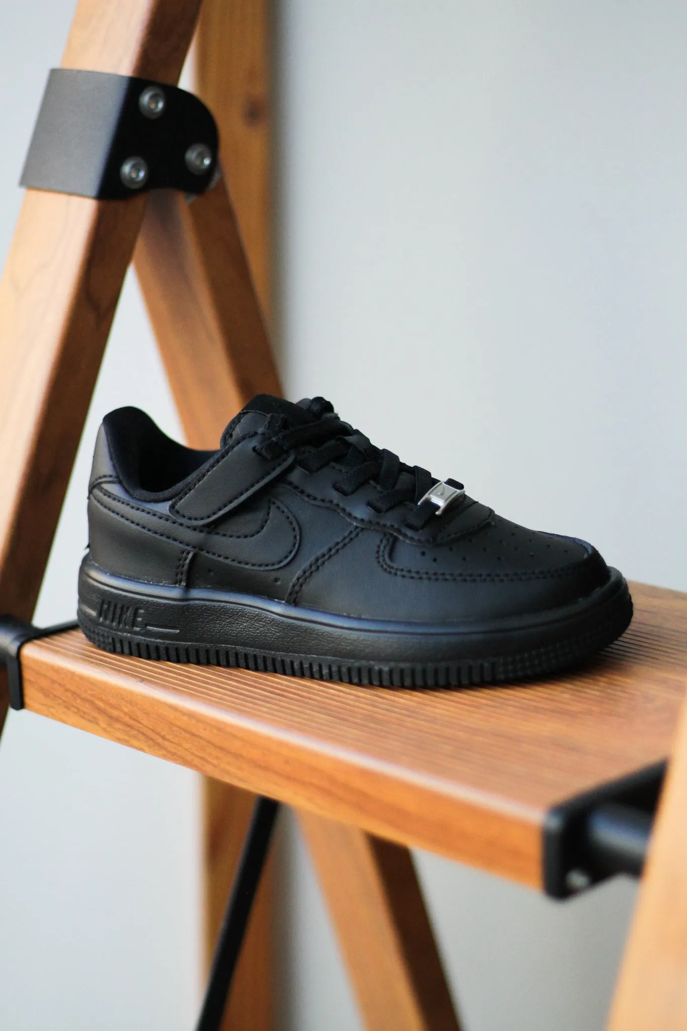 FORCE 1 LOW EASYON (PS) "BLACK"