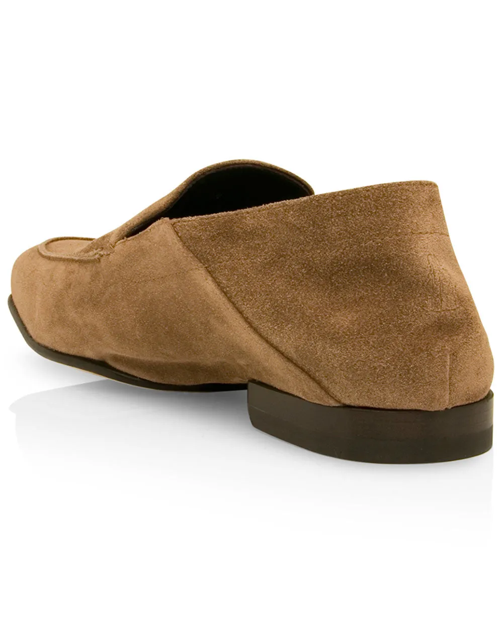 Gallipoli Suede Loafer in Farro