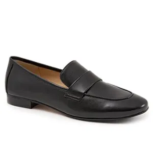 Gemma Black Slip on Shoes