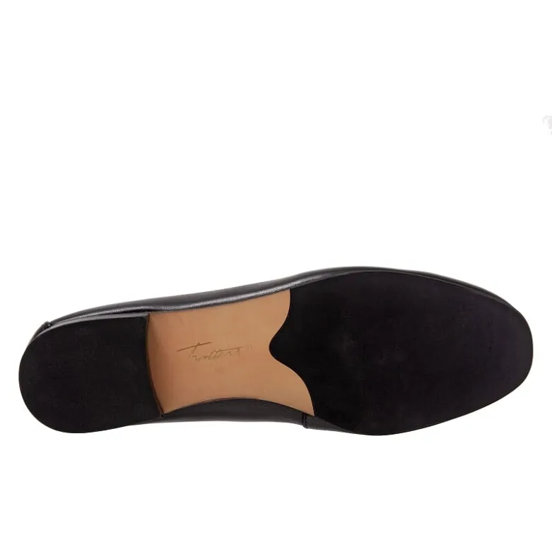 Gemma Black Slip on Shoes