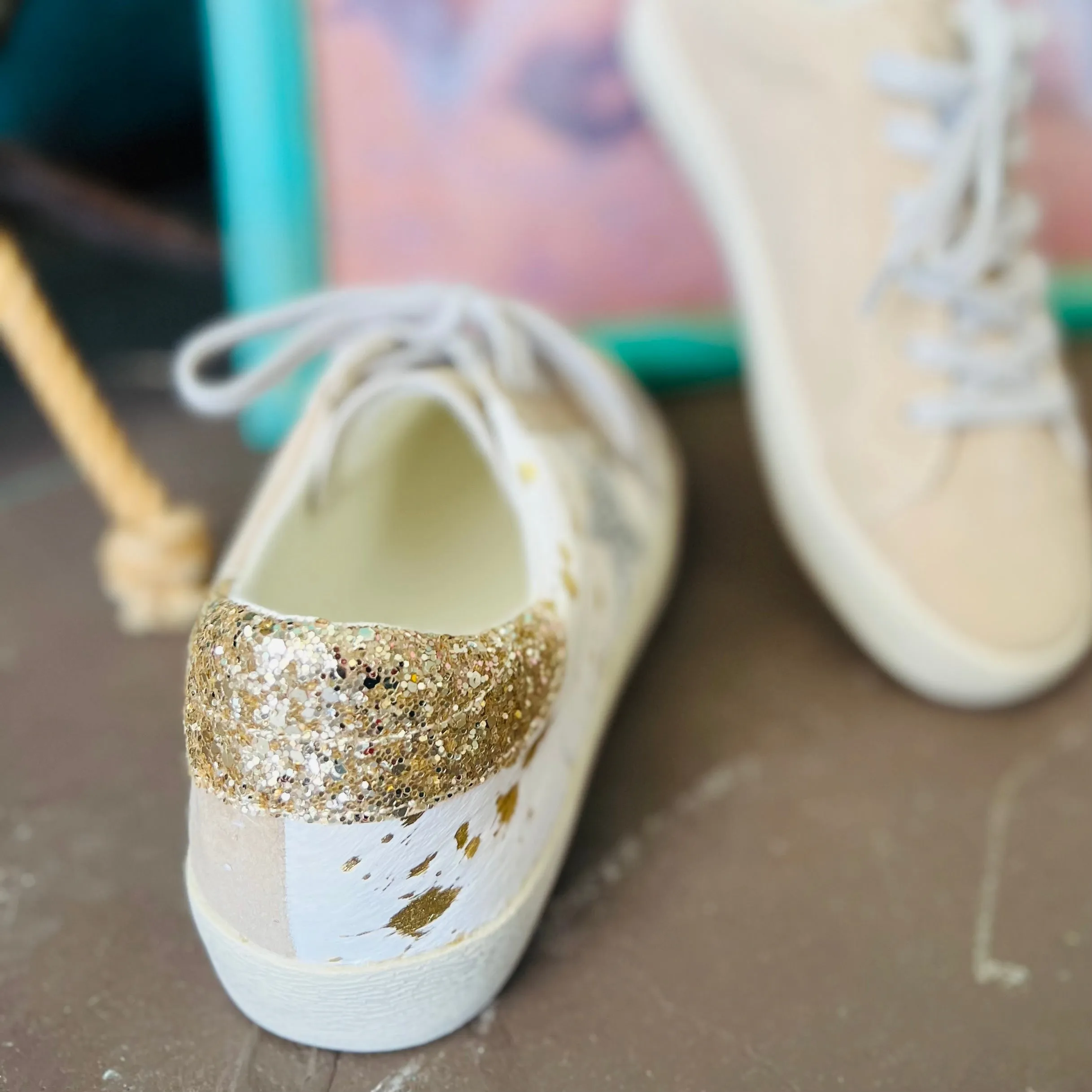 Golden Cow Sneakers