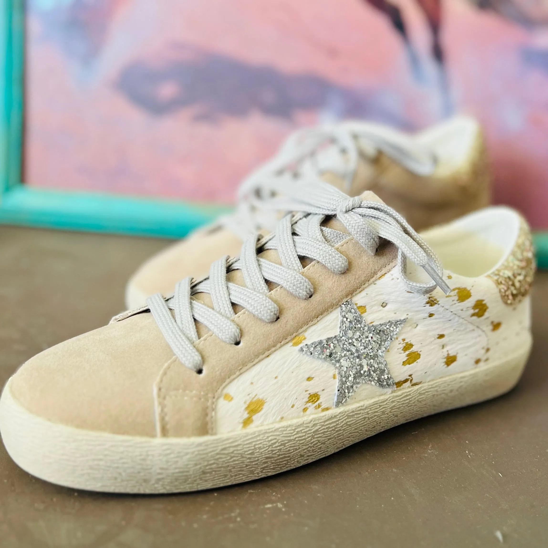 Golden Cow Sneakers