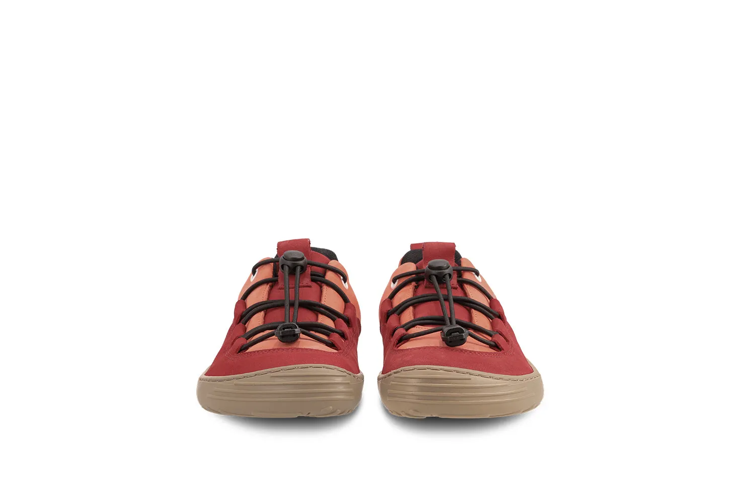 Kids barefoot sneakers Be Lenka Xplorer - Dark Red & Coral