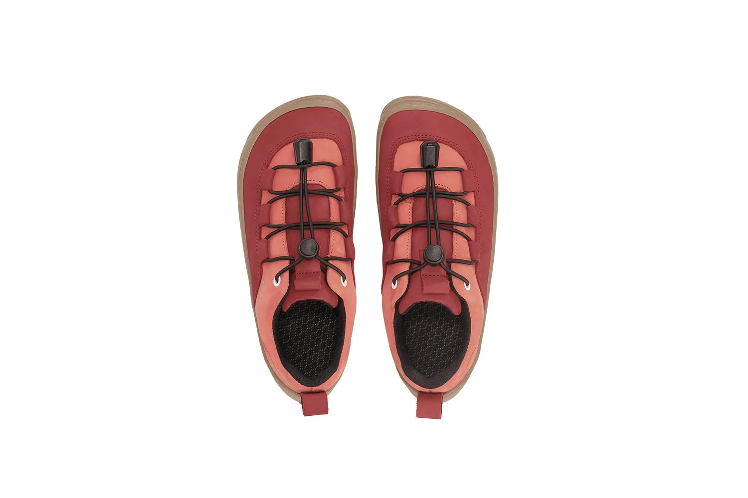 Kids barefoot sneakers Be Lenka Xplorer - Dark Red & Coral