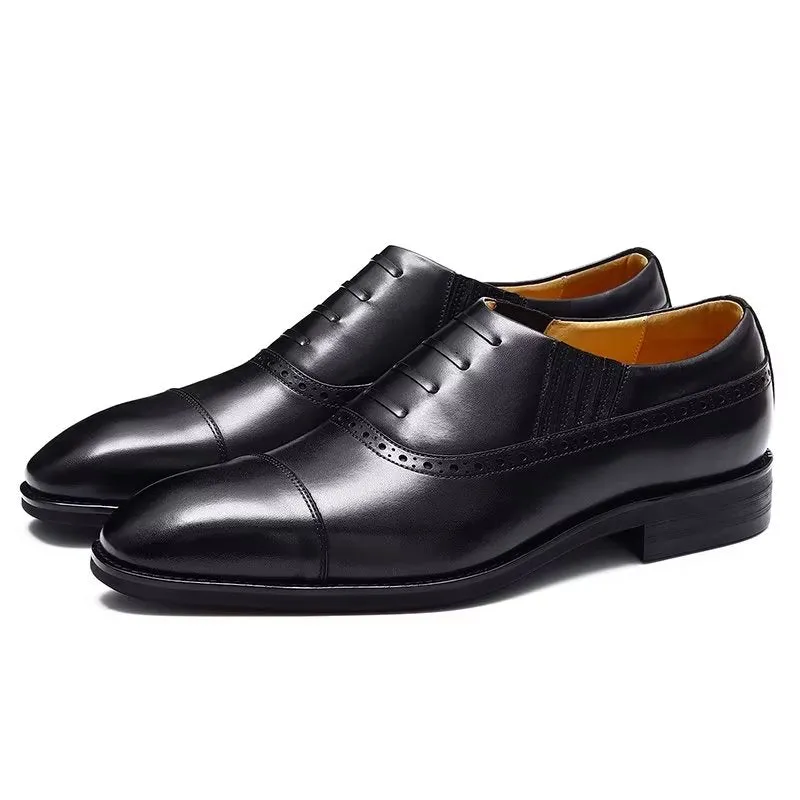 Luxury Leather Slip-on Dress Shoes