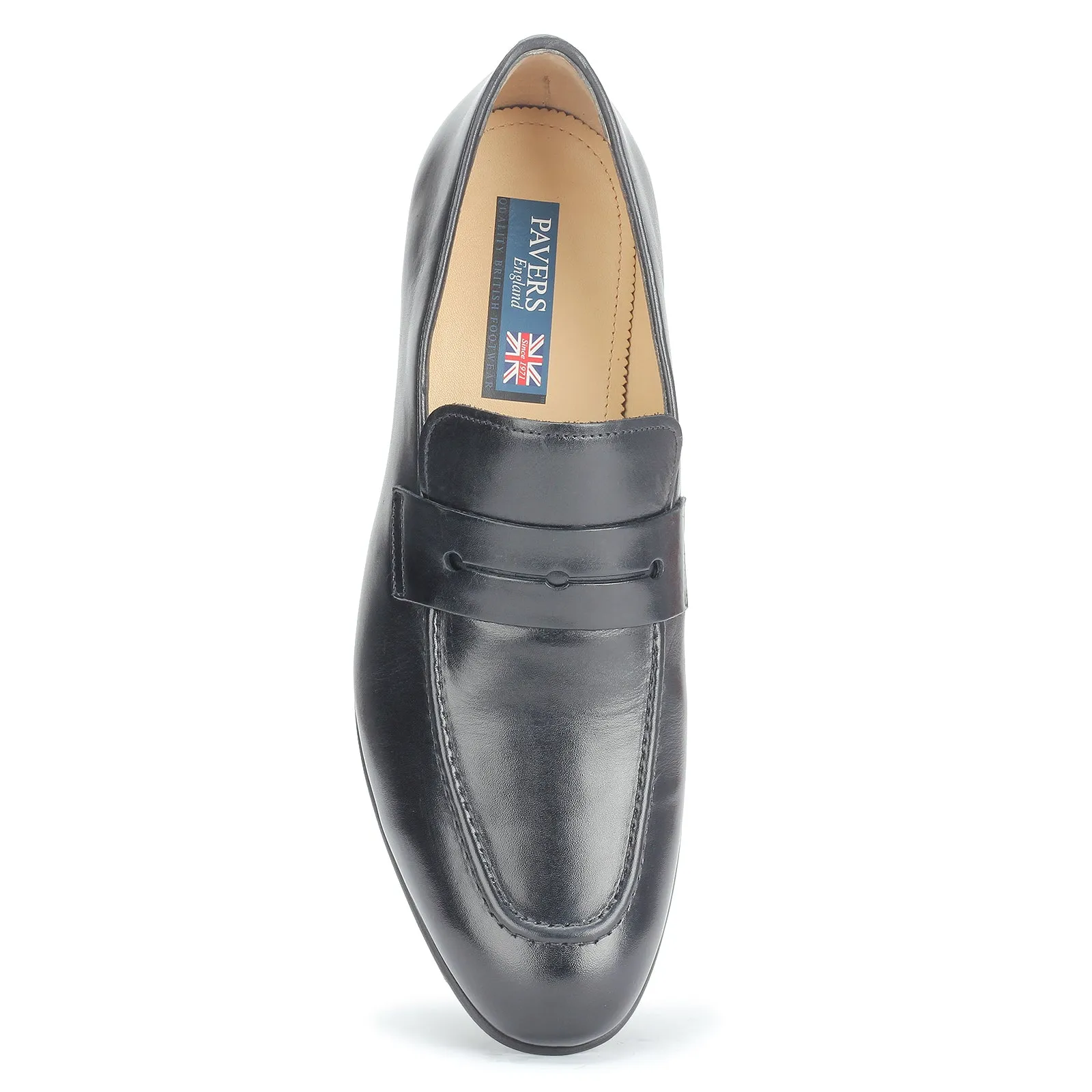 Men Round Toe Penny Loafer