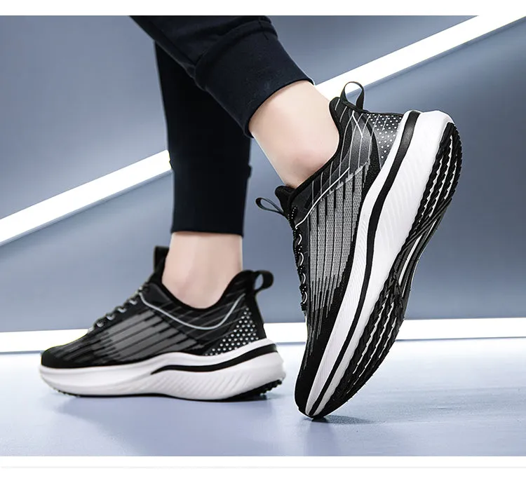 Men's and Women's Running Shoes Walking Sports Mesh Breathable Comfortable Lightweight Fashion Sneakers