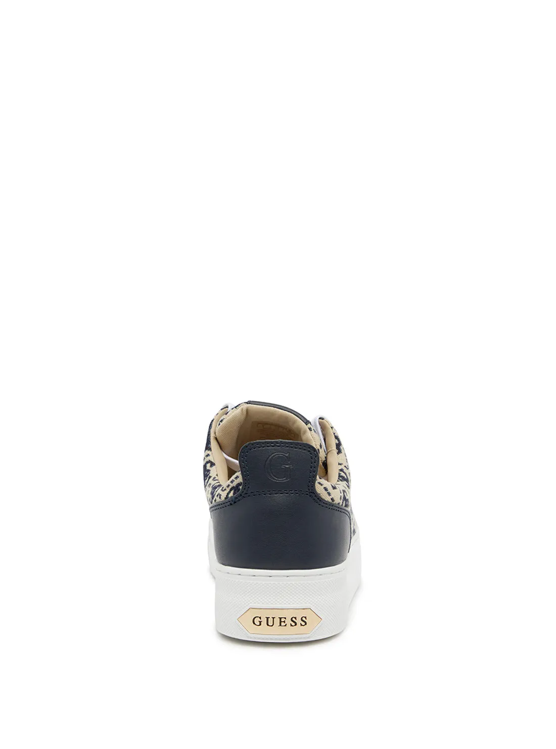 Navy Logo Gianele Low Top Sneakers