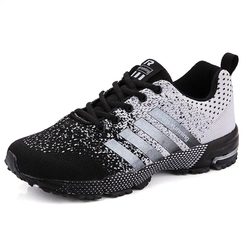 New 2019 Men Running Shoes Breathable Outdoor Sports Shoes Lightweight Sneakers for Women Comfortable Athletic Training Footwear