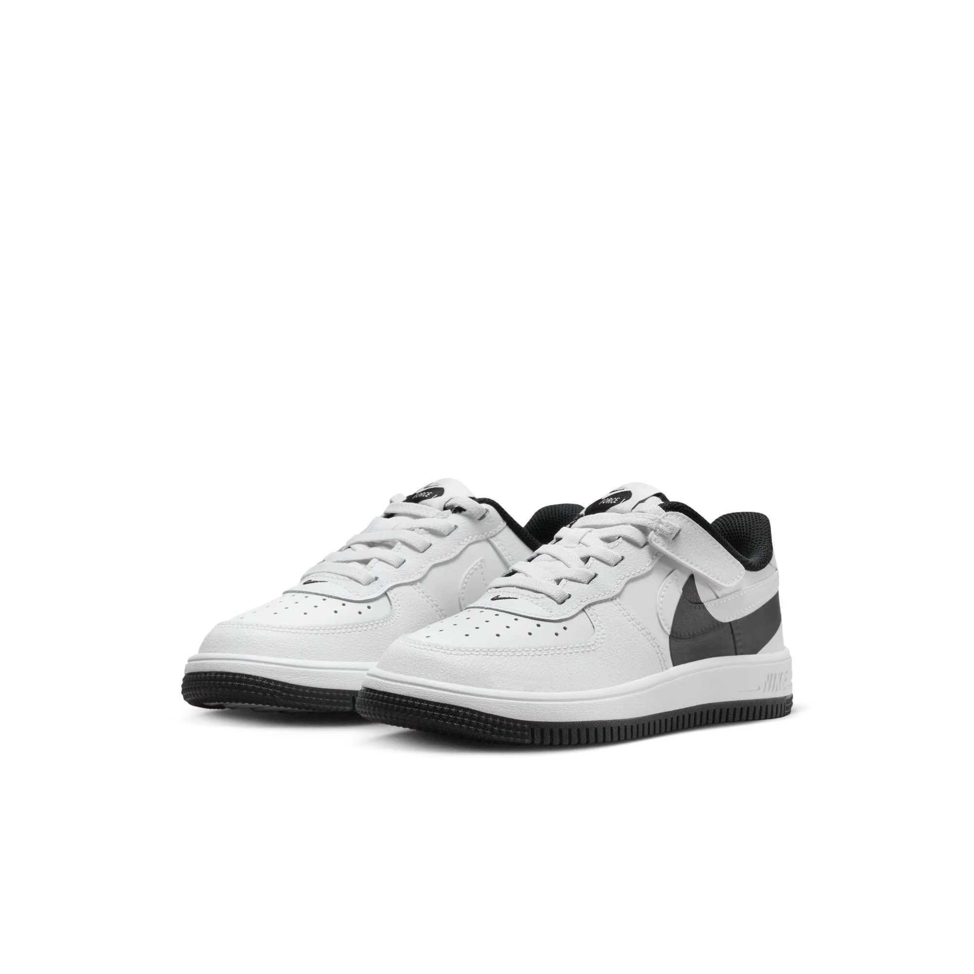 Nike Air Force 1 Low Easyon LV8 4 (PS) (White/White/Black)