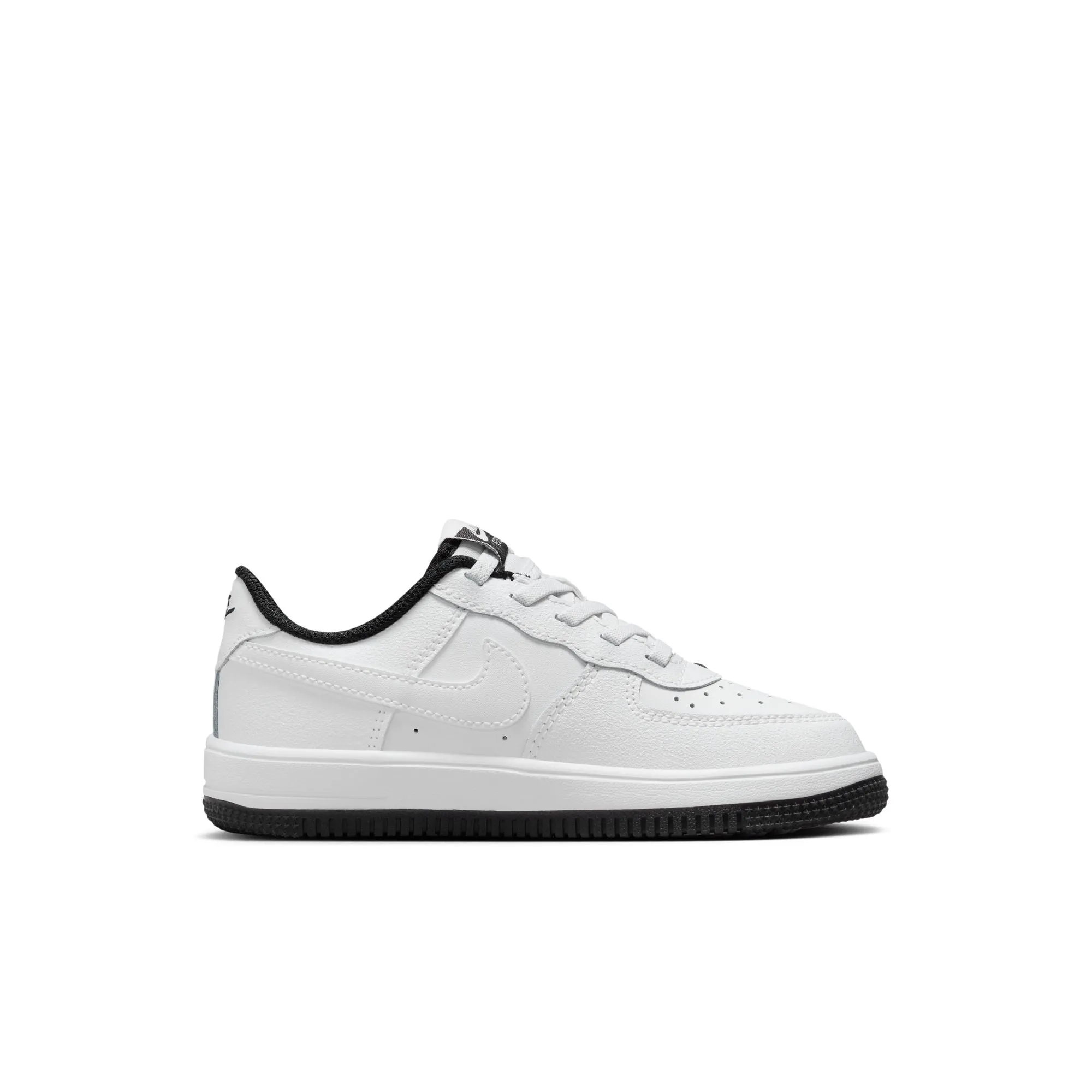 Nike Air Force 1 Low Easyon LV8 4 (PS) (White/White/Black)