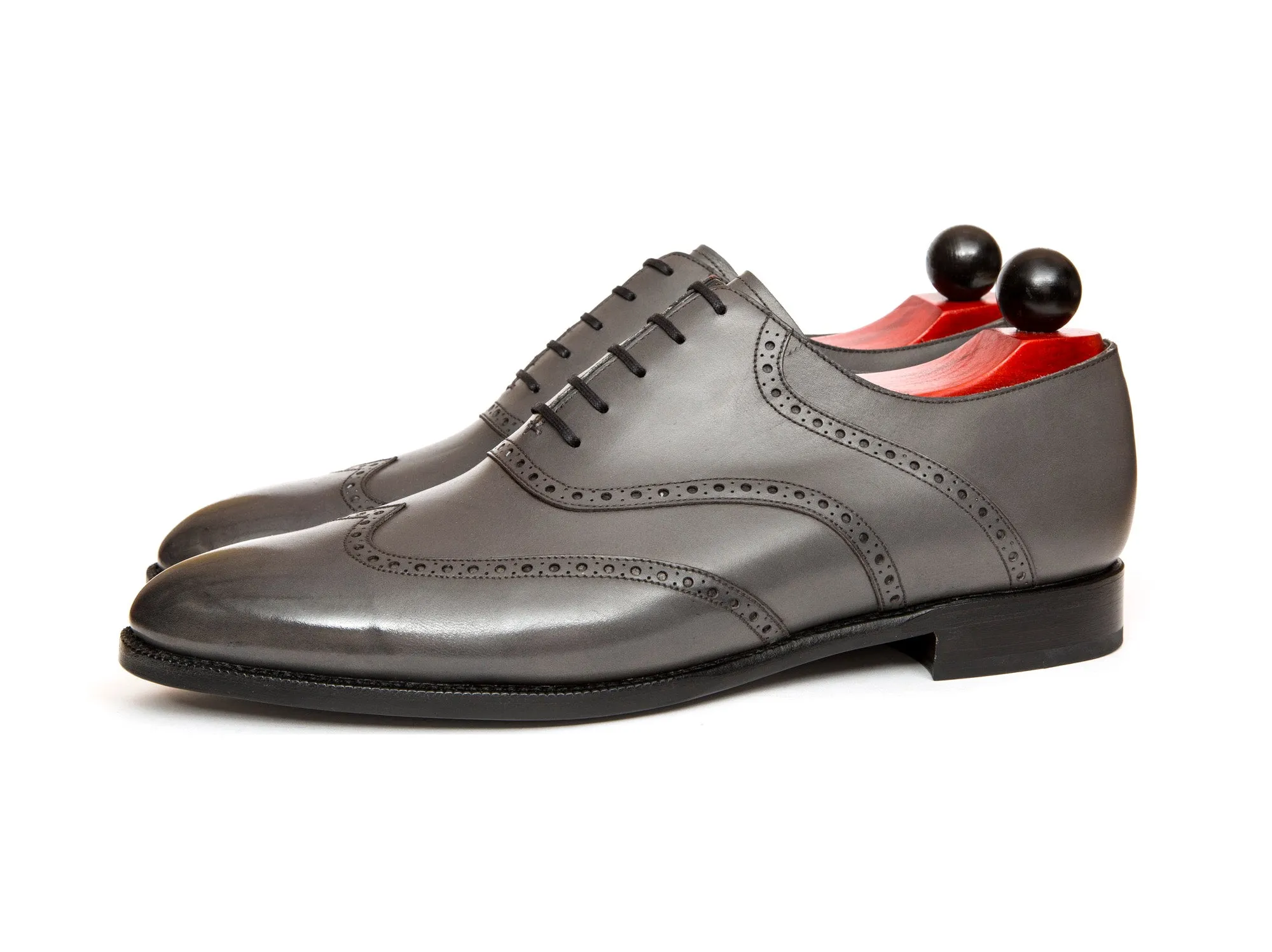 Phinney - MTO - Grey Calf - TMG Last - Single Leather Sole