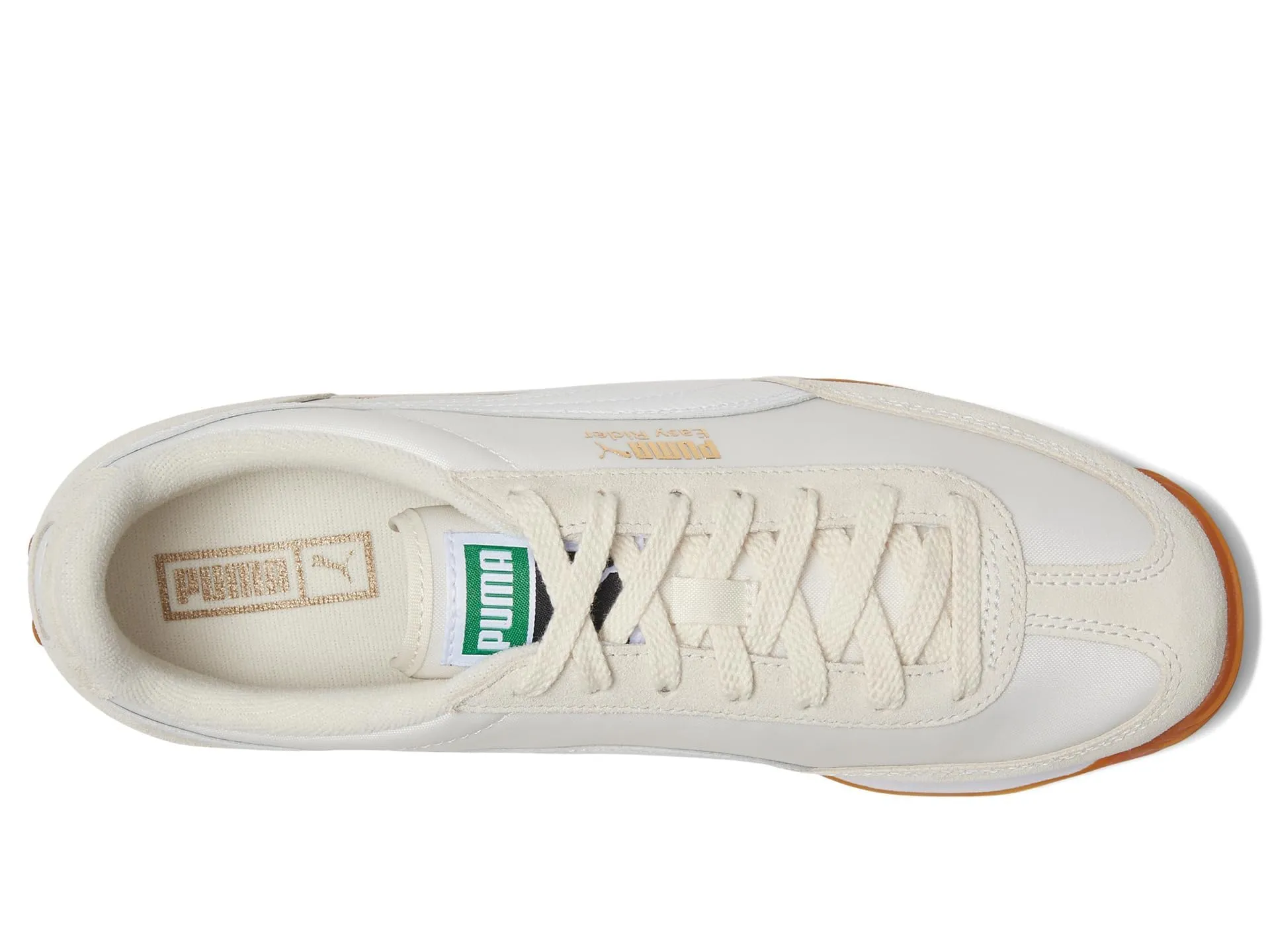 PUMA Women's Easy Rider Vintage Sneaker, Alpine Snow White Gold