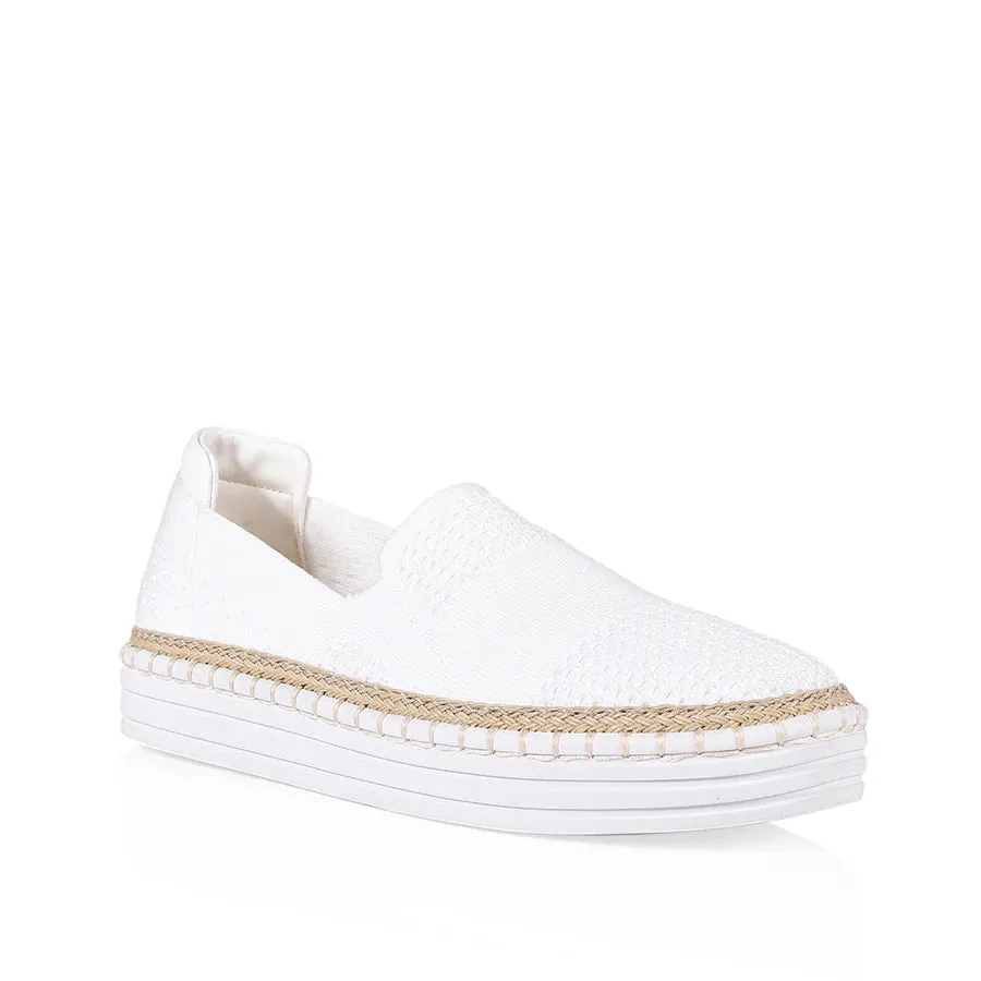 Queen Slip On Sneaker White