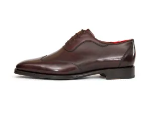 Rainier - MTO - Shaded Merlot Calf - MGF Last - Single Leather Sole