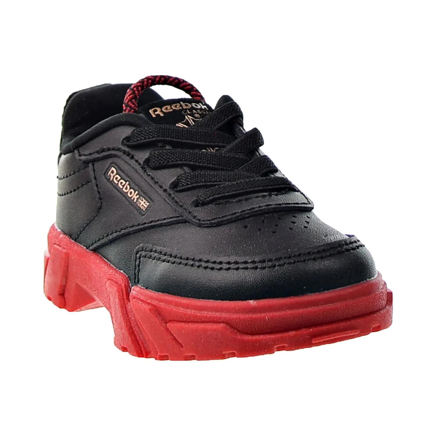 Reebok Club C Cardi Toddlers' Shoes Core Black-Vector Red