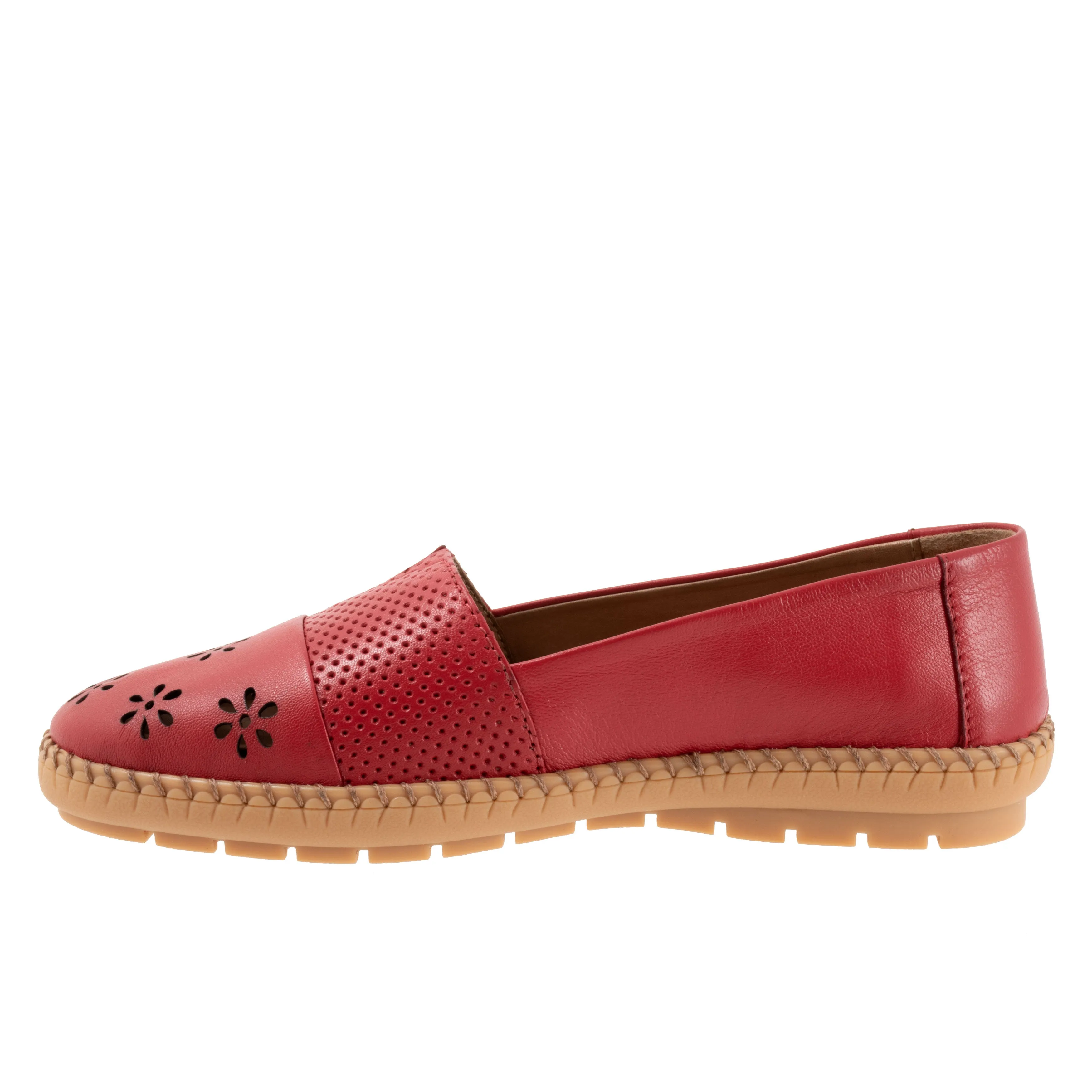 Ruby Perf Red Slip on Shoes