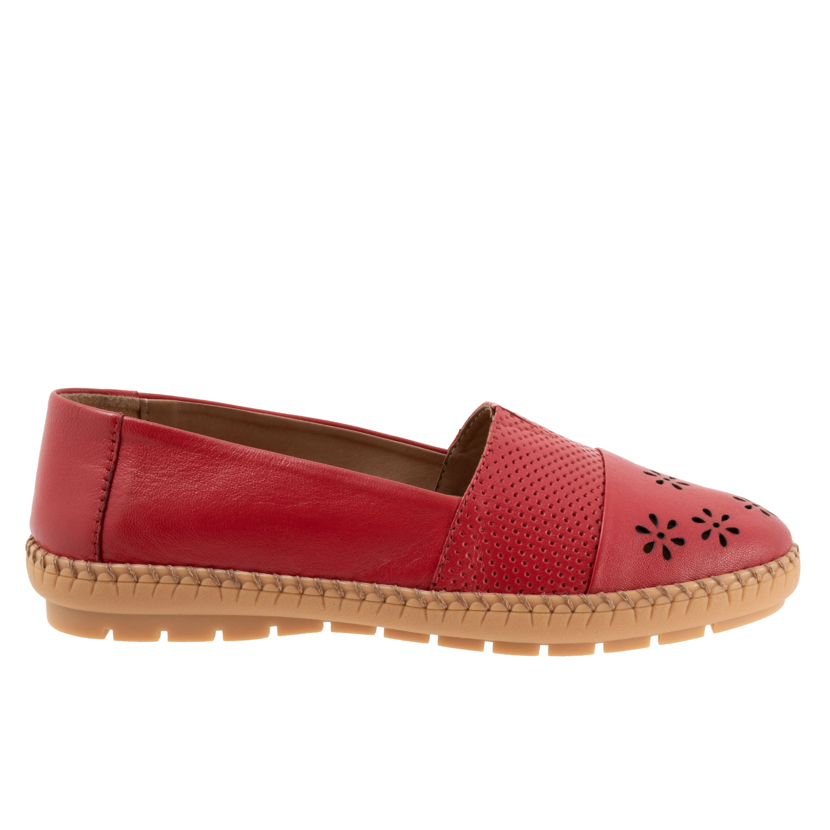 Ruby Perf Red Slip on Shoes