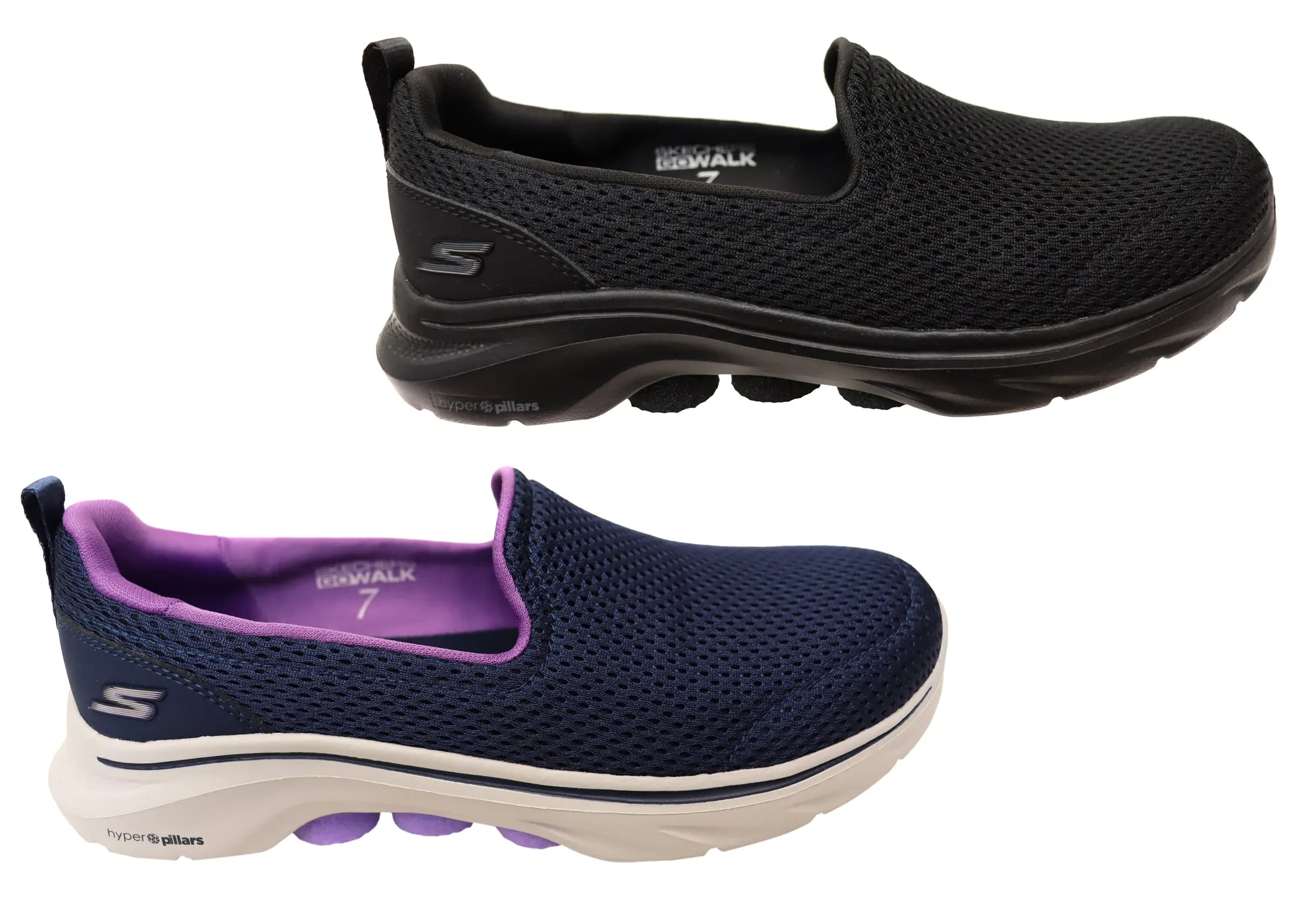 Skechers Womens GOwalk 7 Razi Comfortable Slip On Shoes