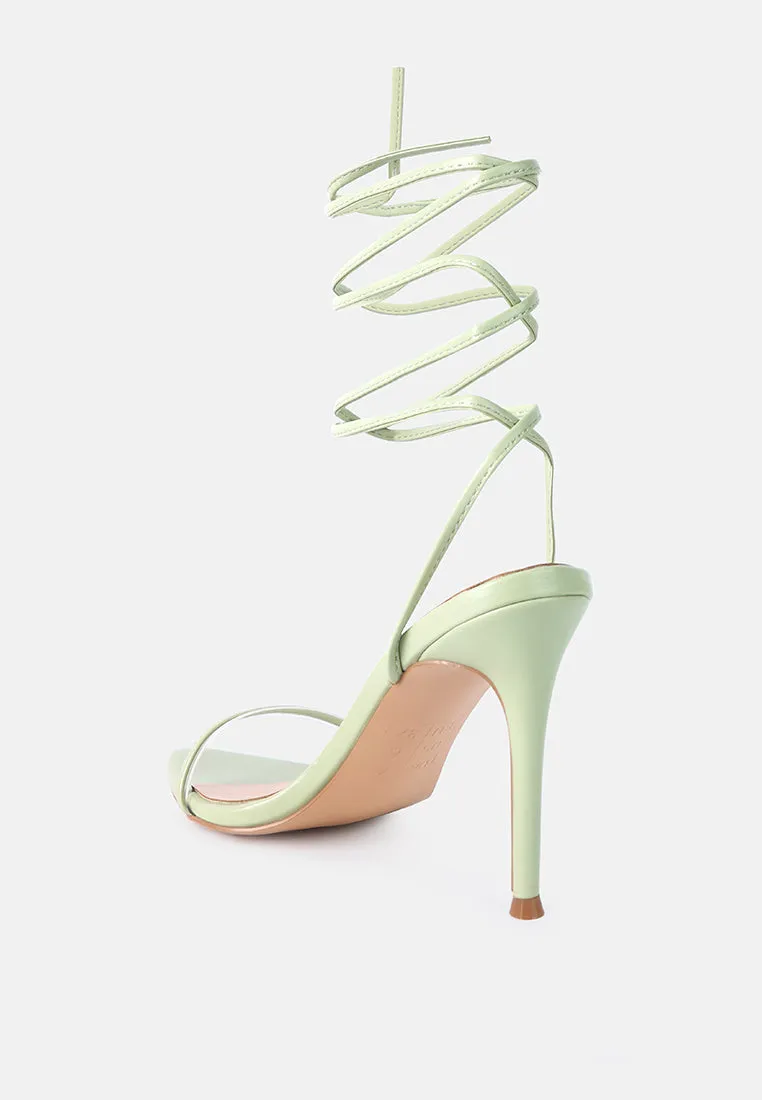 Sphynx High Heel Lace Up Heels