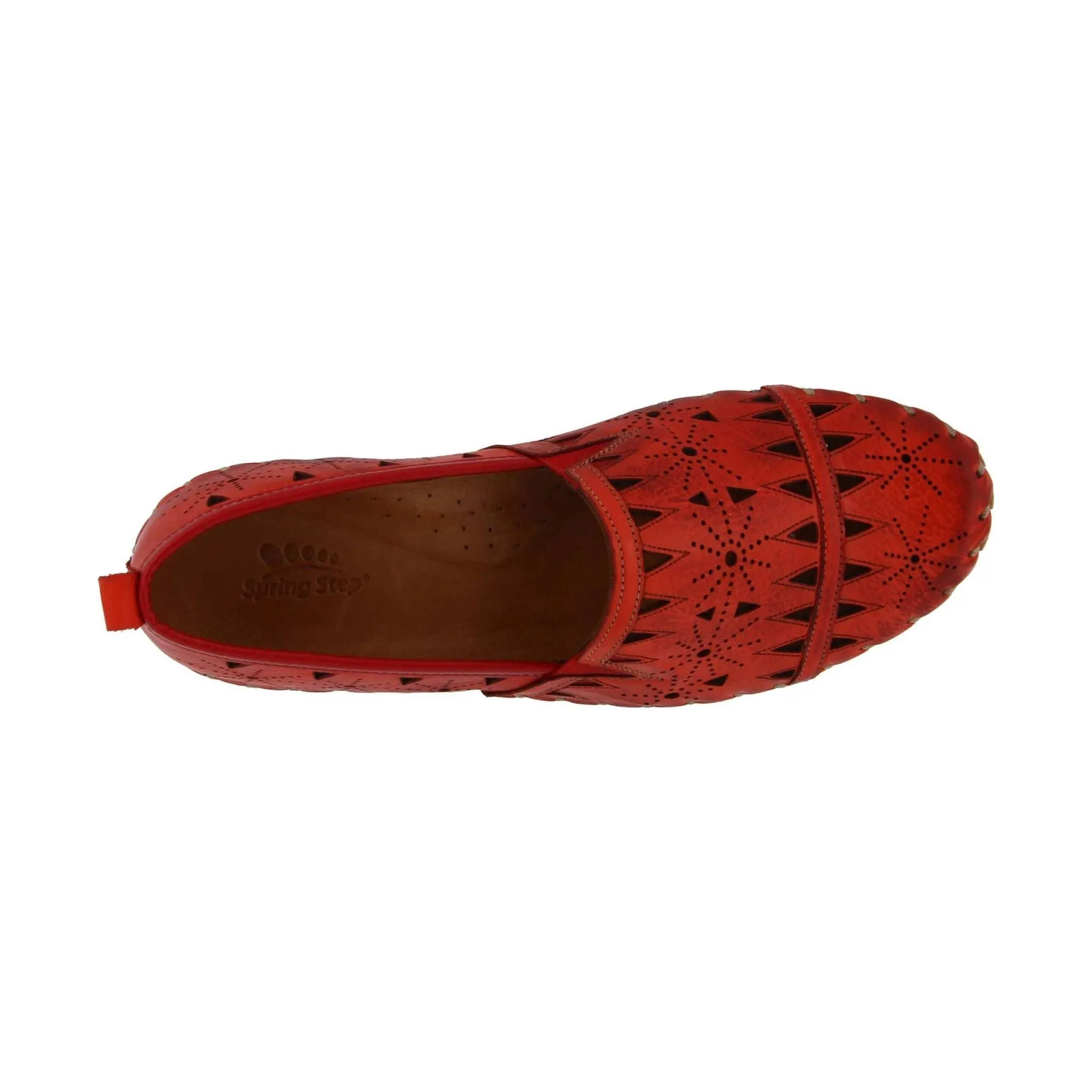 Spring Step Women's Fusaro Loafer Shoes - Red