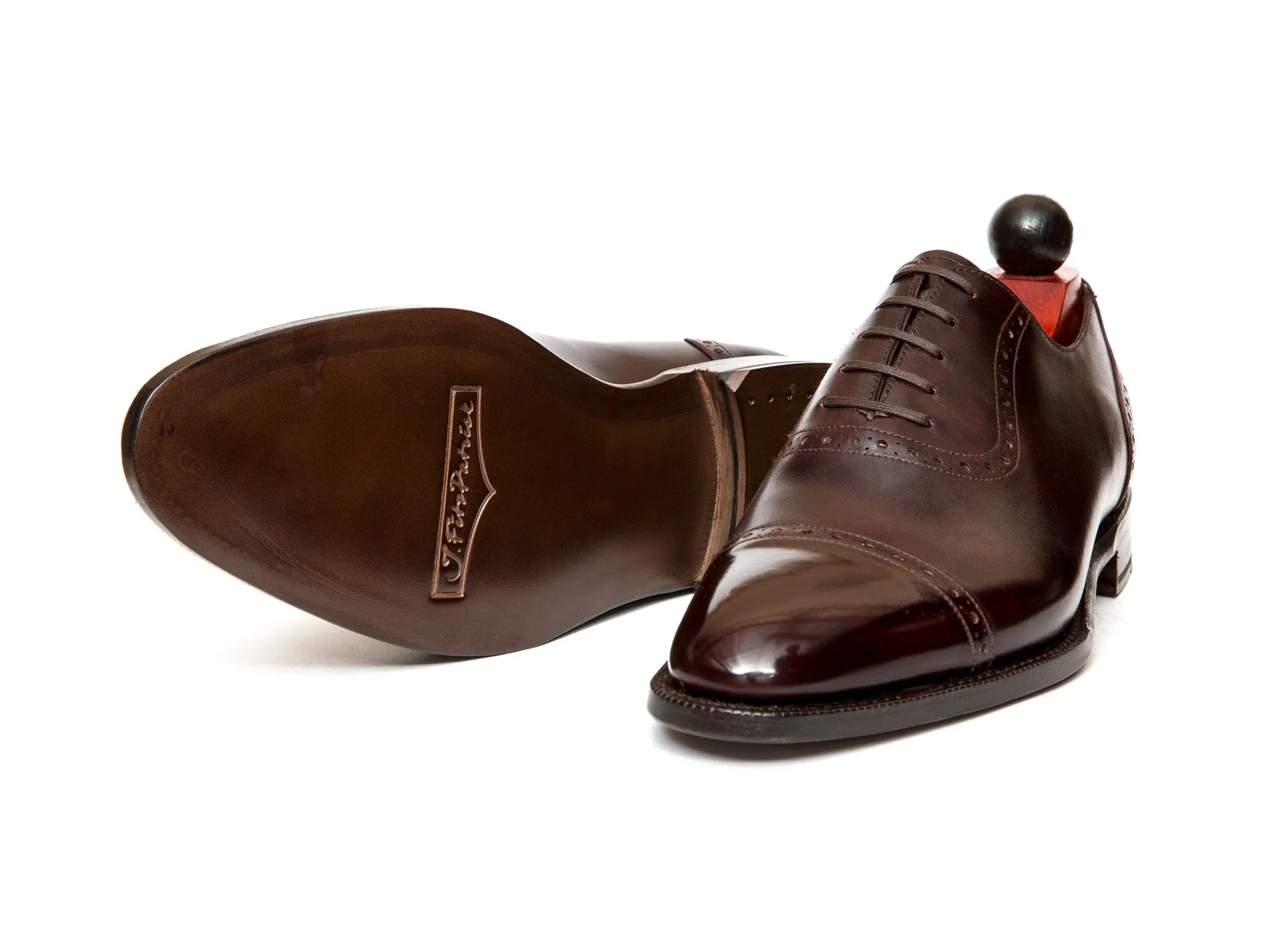 Sunnyside - MTO - Plum Museum Calf - TMG Last - Single Leather Sole