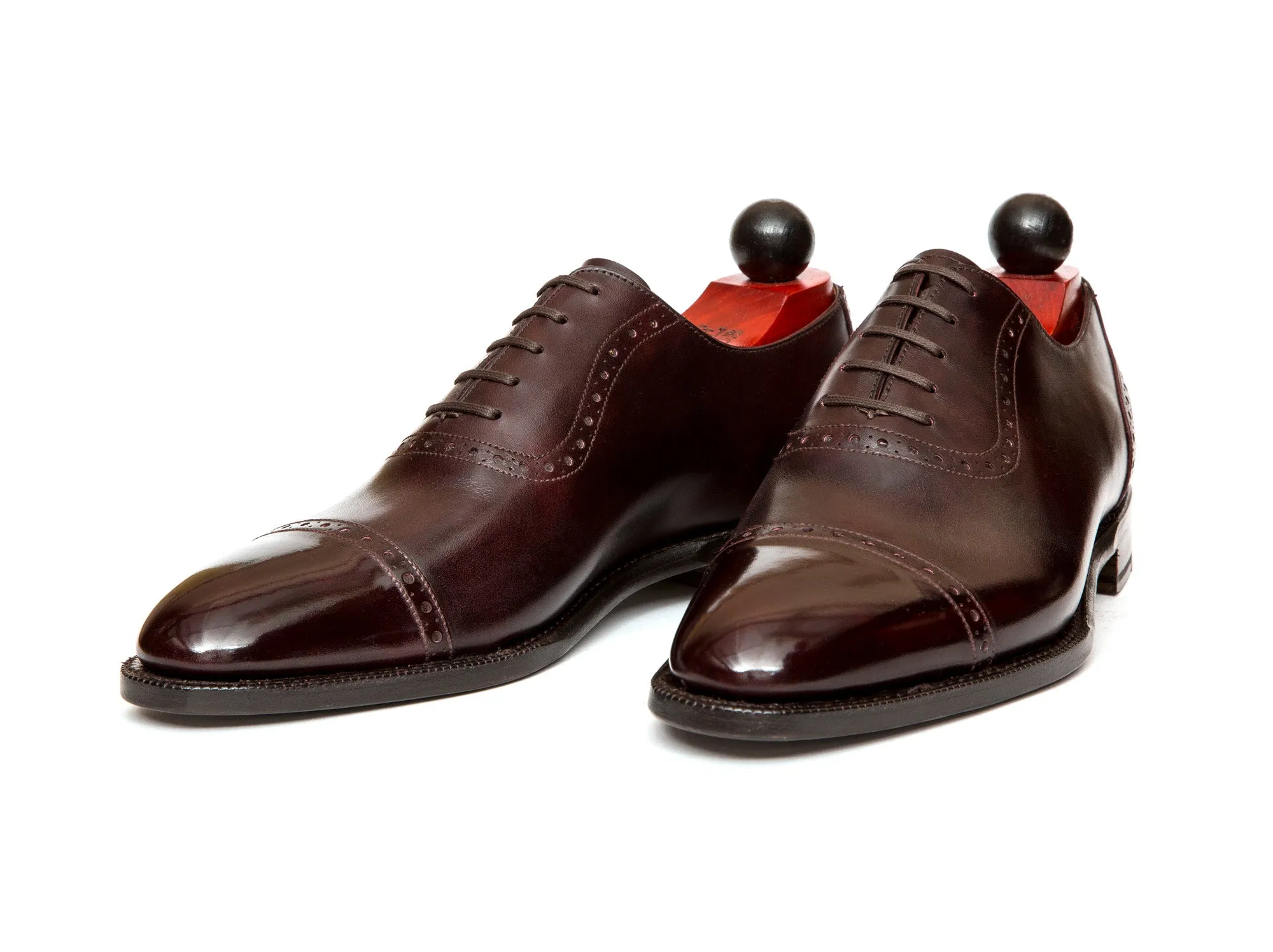 Sunnyside - MTO - Plum Museum Calf - TMG Last - Single Leather Sole