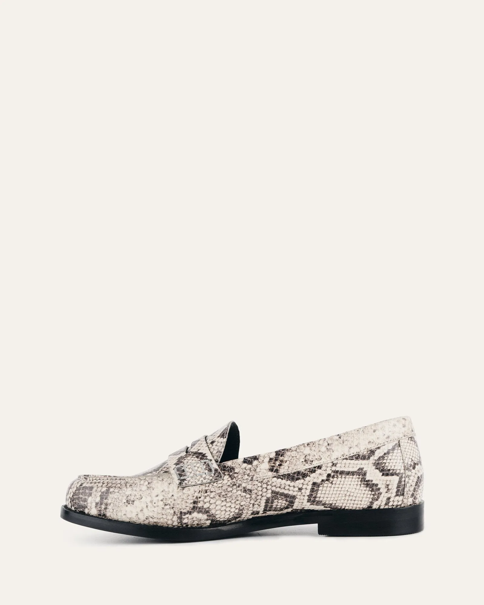 TAIT LOAFERS NATURAL SNAKE PRINT LEATHER