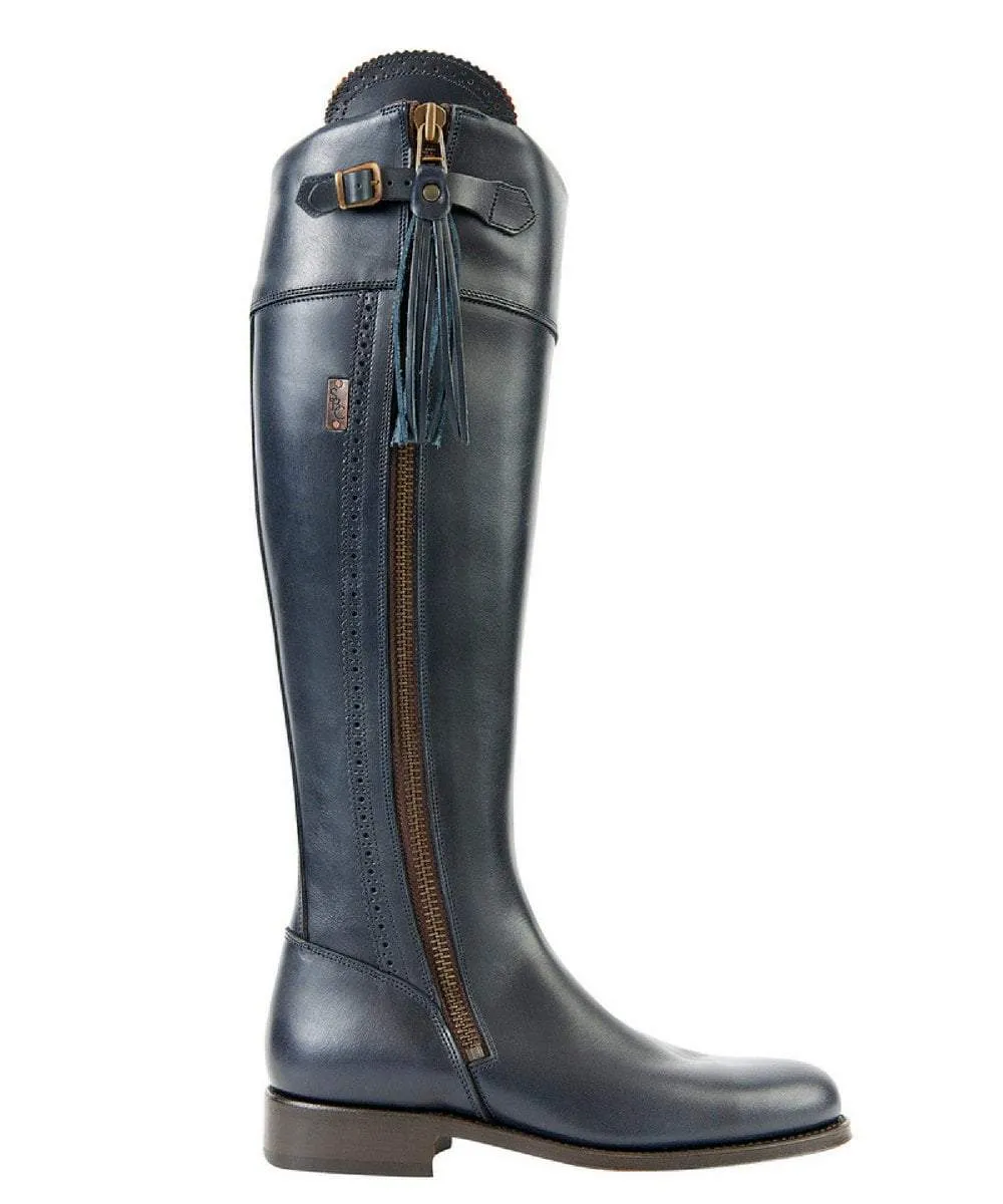 Tall Spanish Riding Boots- Navy