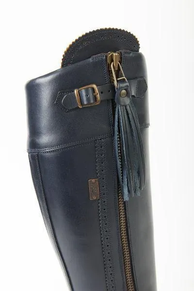 Tall Spanish Riding Boots- Navy