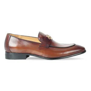 Tan Formal Bit loafer