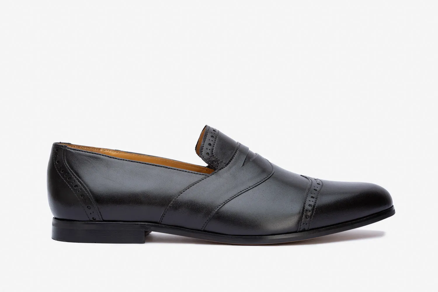 Toecap Saddle loafer -B