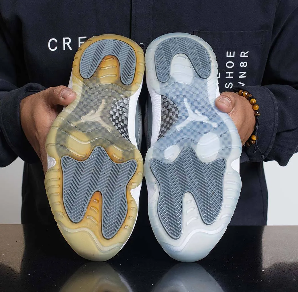 UN-YELLOWING CLEAR SOLES (Mail In Service)